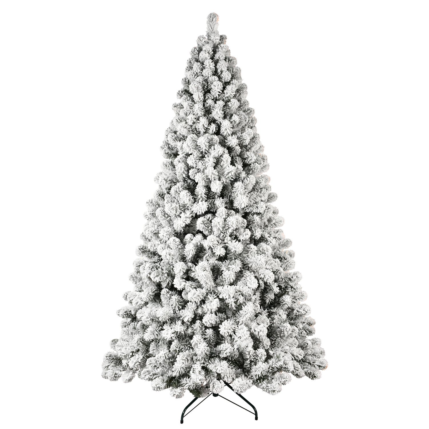 Pre-Lit Flocked Christmas Tree - Image 5