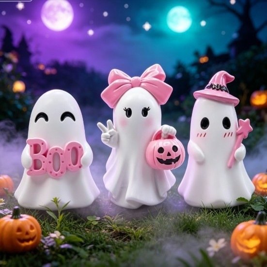 Ghost Pumpkin Resin - Image 9