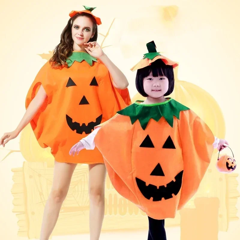 Adults and Kids Pumpkin Costume