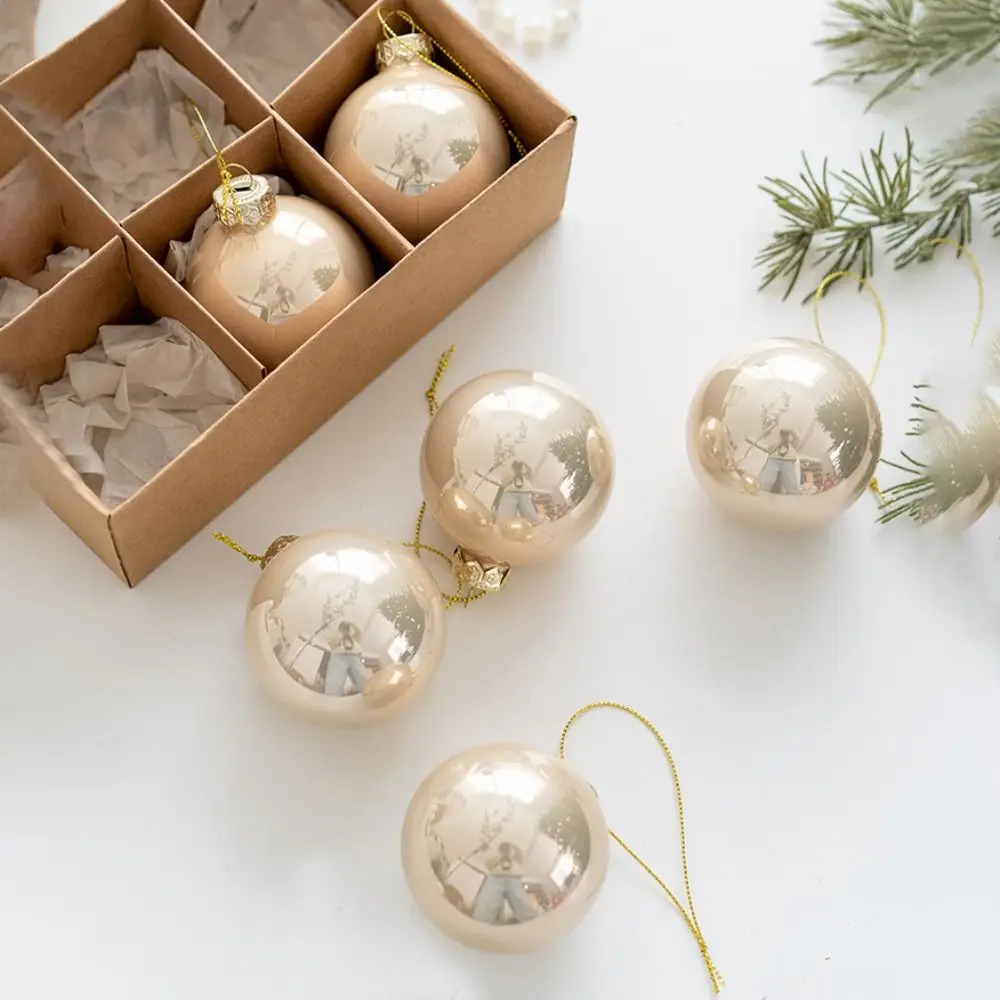 6pcs Glass Christmas Ball set