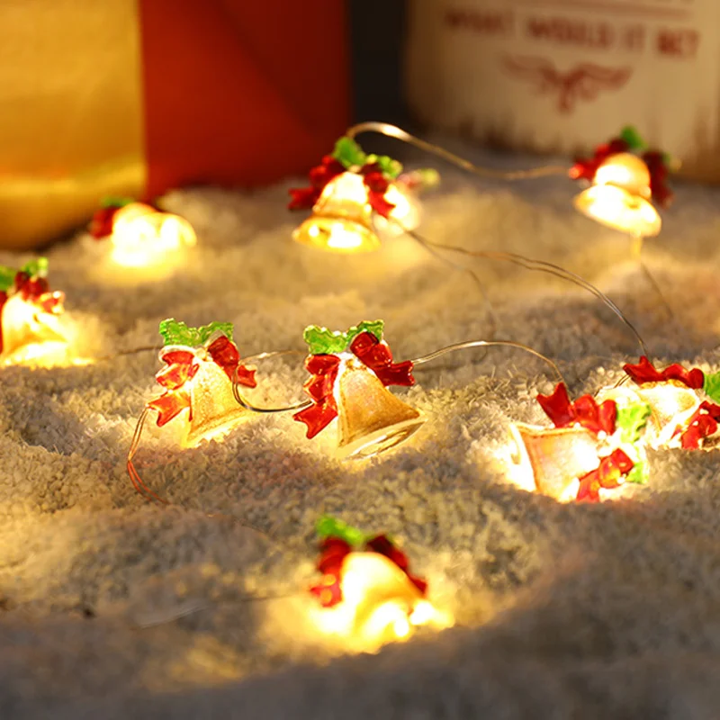 Lights String Santa Claus Snowflake Battery - Image 5