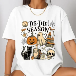 Ghost Spooky Season Halloween Costume T-Shirt