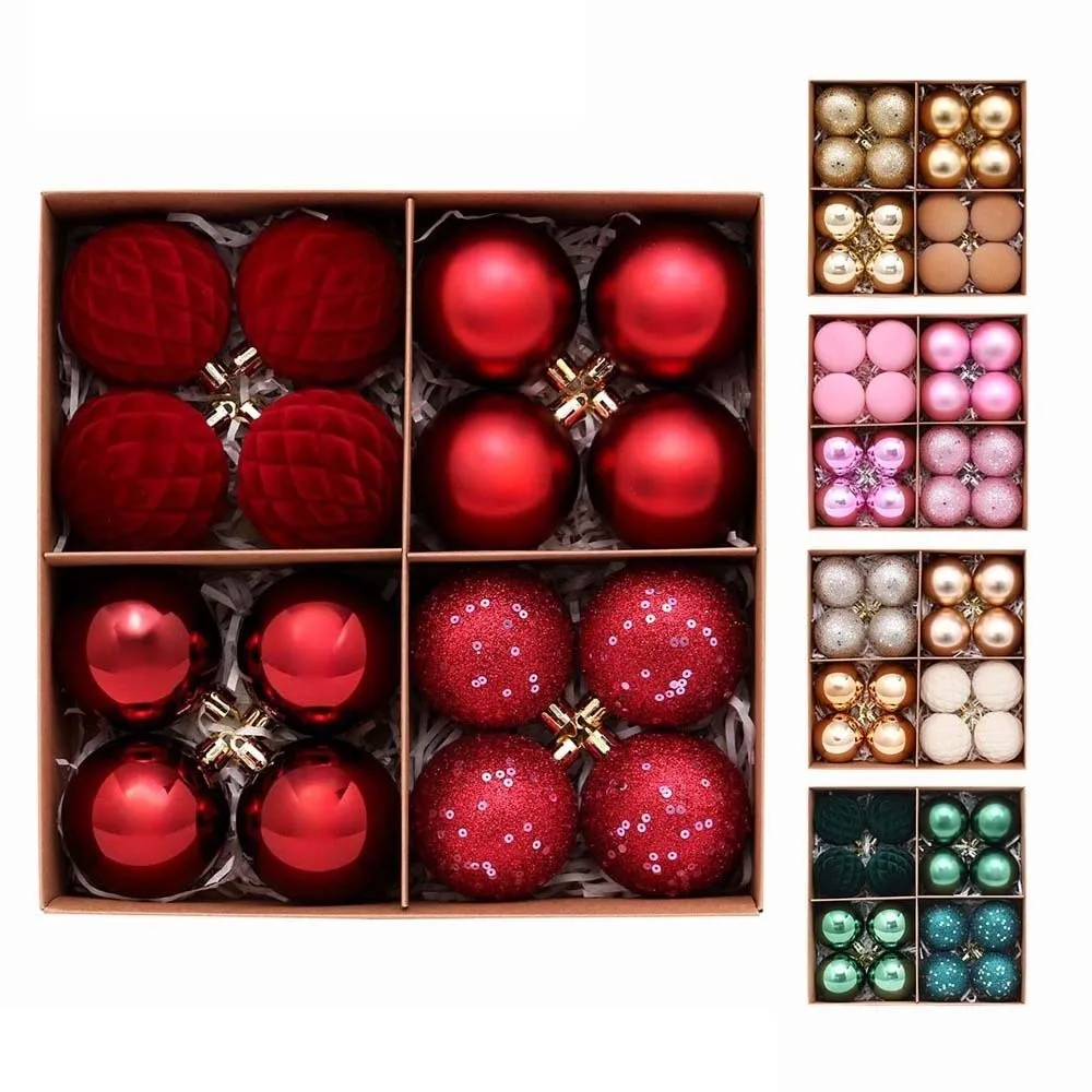 16 Pieces Christmas Ornaments Set