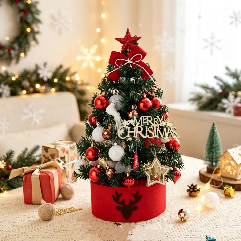 Mini Christmas Tree With Lights DIY