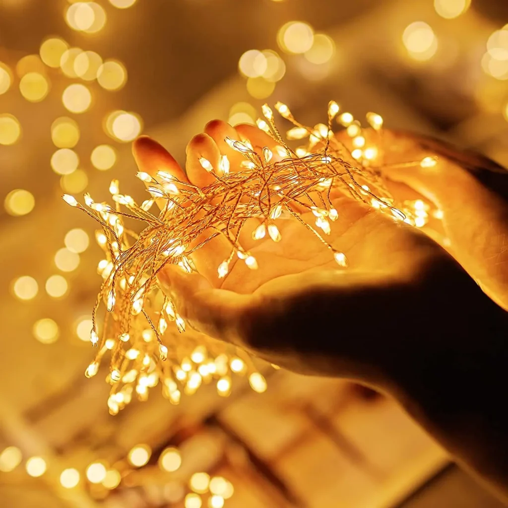 LED Firecracker String Lights Remote Control