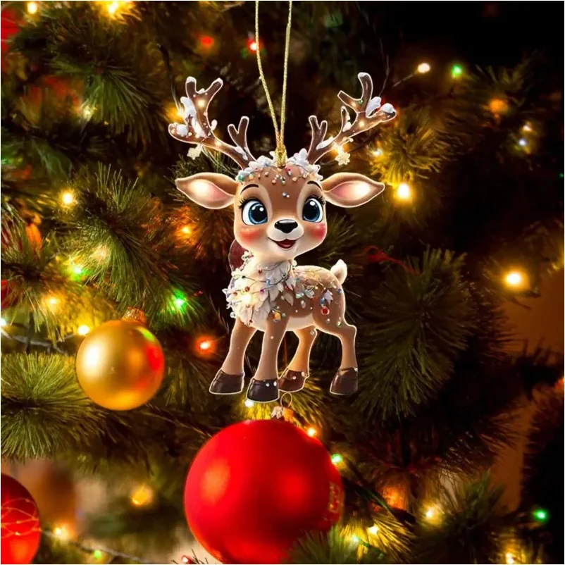Xmas Tree Elk Ornament