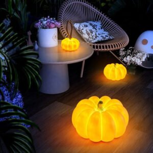 Solar Pumpkin Lights Rural Farm Creative Luminous Landscape