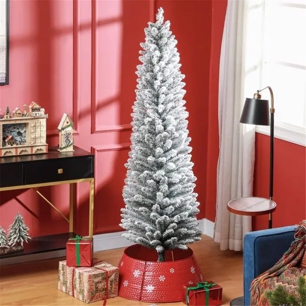 6 ft Christmas Trees ​Silver Birch Slim Spruce