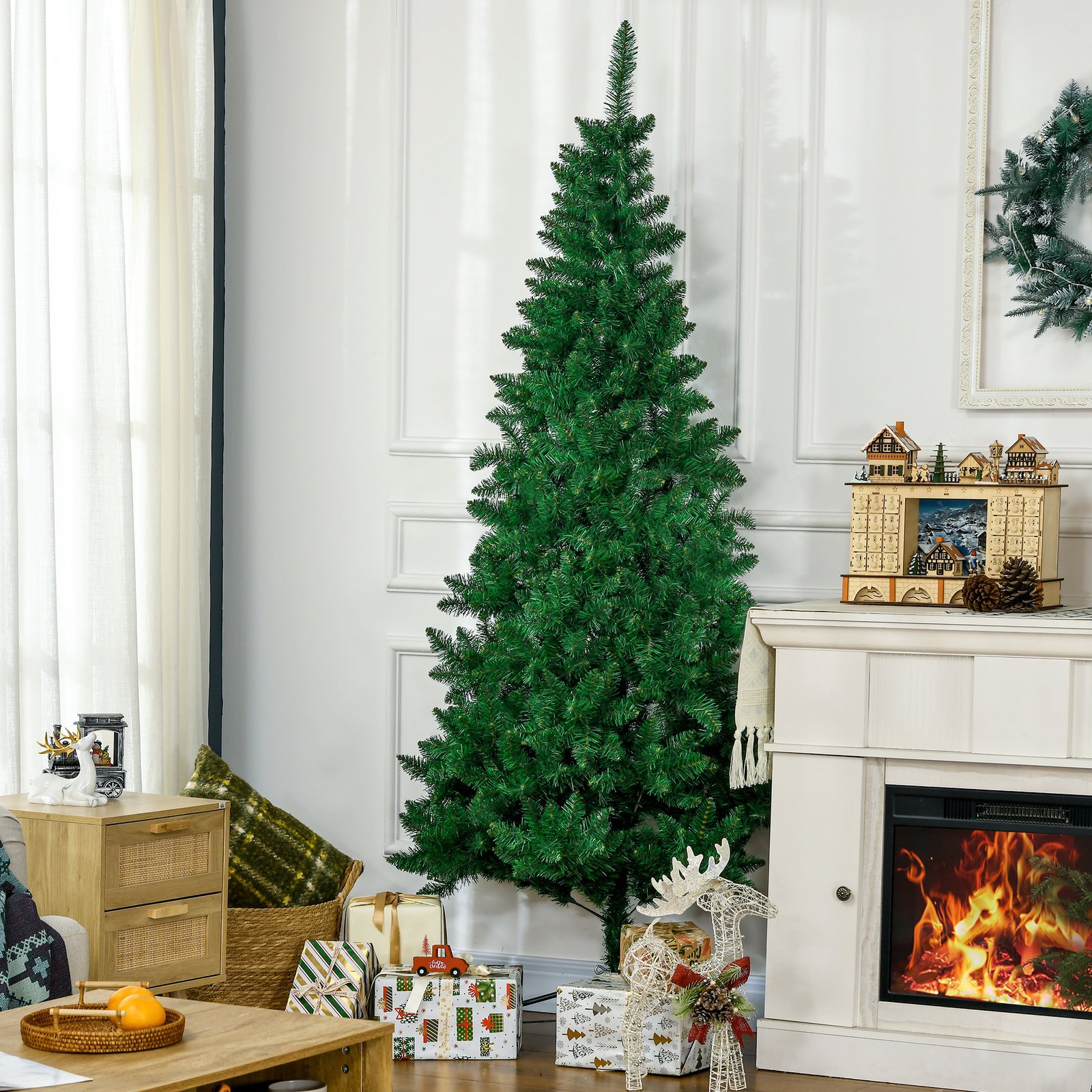 5ft Artificial Half Christmas Trees - Image 2